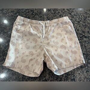 PacSun Beige Paisley Shorts - Size XL